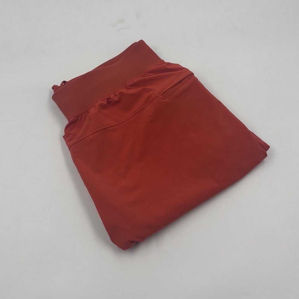 Lululemon Men's M Pace Breaker Linerless 9" Rust Orange Athletic Training Shorts